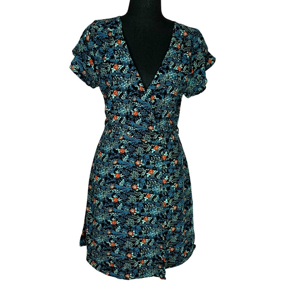 Floral Wrap Dress